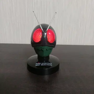 마스크 컬렉션 가면라이더 구 1호 발광 받침대 마스크 컬렉션