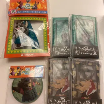 주토피아2 happy 복권 F상 러버 마스코트 키링 파우버드