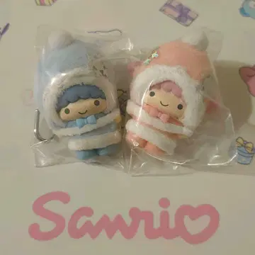 산리오 치비토모 시크릿 키링 키키라라 2개 세트 미개봉 새상품