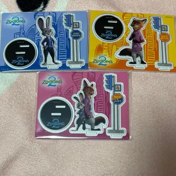 주토피아2 Happy 복권 아크릴 스탠드 프롭스 G상 닉 주디