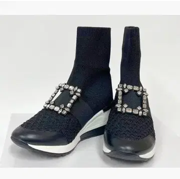 미사용 ] L 24~24.5cmEVOL 비쥬 버클 삭스 스니커즈