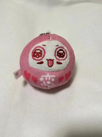 핑크색 봉제 인형 (키링)