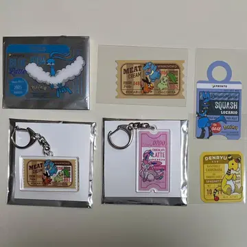 포켓몬 PRONTO(프로토) 클리어 카드 아크릴 키링 세트