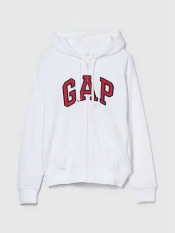 GAP 화이트 집업 후드티