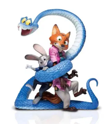 주토피아2 해피 복권 A상 포스터 피규어