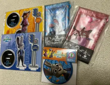 주토피아 Happy 복권 주디 닉 5세트