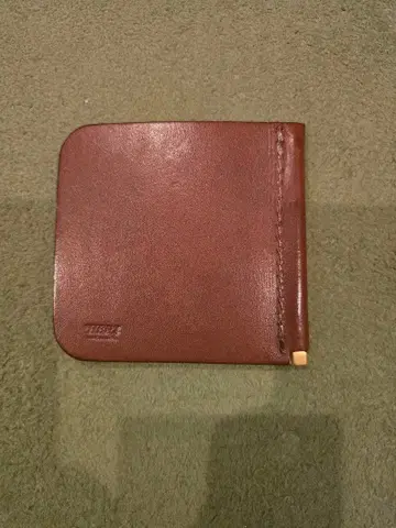 HERZ 브라운 가죽 머니클립