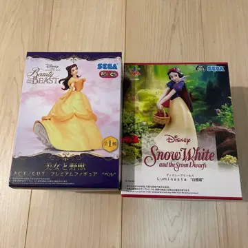 미녀와 야수 SEGA 벨 백설공주 피규어 Luminasuta