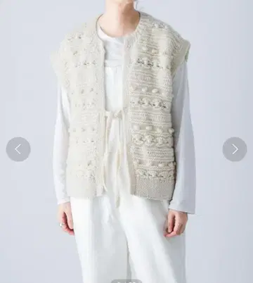 카구레 네팔 핸드 니트 베스트