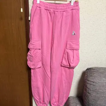 FR2 매실 카고 스웨트 팬츠 핑크