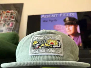 호주 LOBSTER SHANTY 코듀로이 캡 TEAL