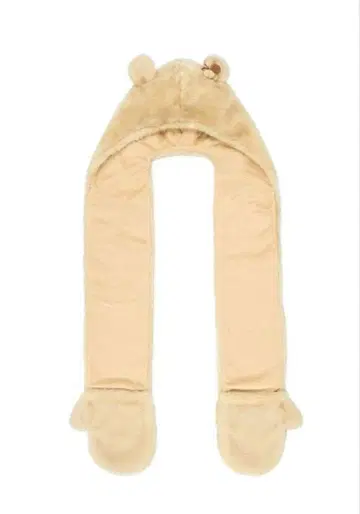 디즈니 리조트 랜드 시 곰돌이 푸 팬캡 머플러 장갑