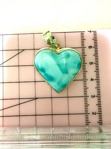 라리마 하트형 펜던트 탑