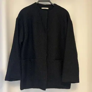 Chag toi 블랙 노카라 자켓 M