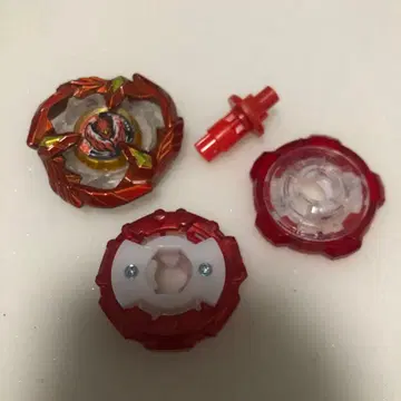 베이블레이드 X 피닉스 페더 메탈 코트 오렌지 세트