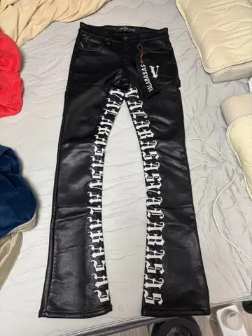 VLABASAS 블랙 플레어 팬츠