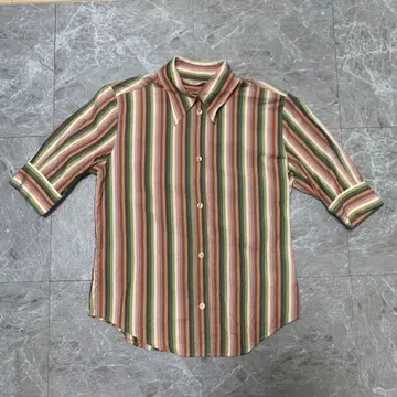 PS 폴 스미스 여성 스트라이프 반팔 셔츠 g24