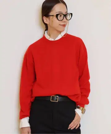 Charlotte 캐시미어 혼방 크루넥 풀오버