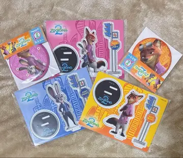 주토피아2 해피 복권 아크릴 스탠드 캔 거울 닉 주디