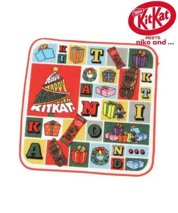 니코앤드 키트캣 콜라보 타월 손수건