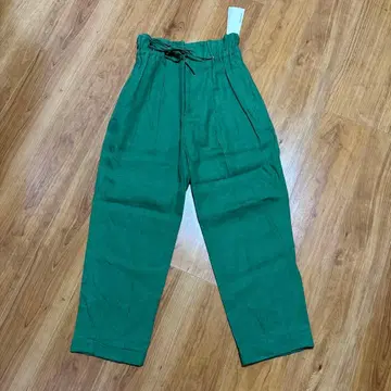 [택 포함] uncrave 그린 캐주얼 팬츠