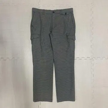 그레이 하운드투스 체크 카고 팬츠