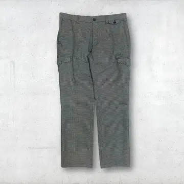 그레이 하운드투스 체크 카고 팬츠