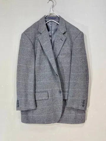 587 MCARTHON 고급 캐시미어 100% 두꺼운 원단 트위드 자켓
