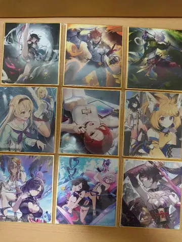 레슬리아나의 아틀리에 2주년 기념 복권 미니 색지 A~I상 풀세트 18장