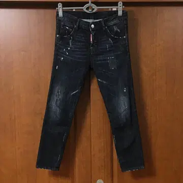 새상품급 디스퀘어드 스트레치 블랙 데님 34 Dsquared2