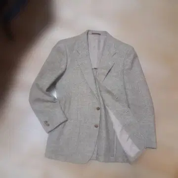 그레이 테일러드 자켓 울 혼방