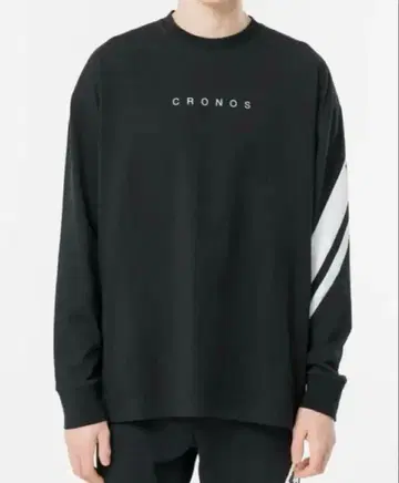 새상품 CRONOS 크로노스 긴팔 T셔츠 롱티 블랙 화이트 M