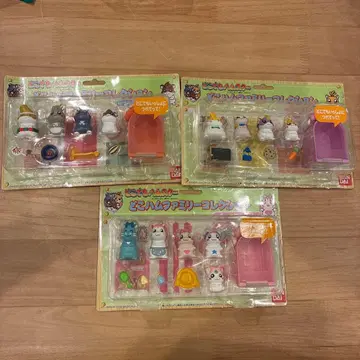 당시물 어디든지 햄스터 마스코트 돗코하무 패밀리 컬렉션 3세트