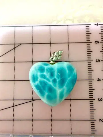 라리마 하트형 펜던트 탑