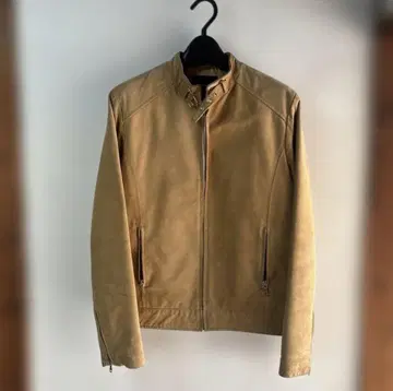 SISLEY 구제 의류 스웨이드 라이더 자켓