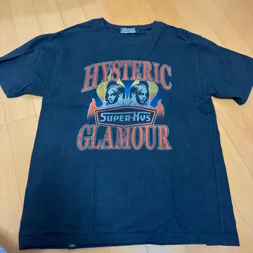 HYSTERIC GLAMOUR 그래픽 T셔츠 블랙