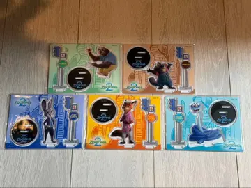 주토피아 아크릴 스탠드 세트