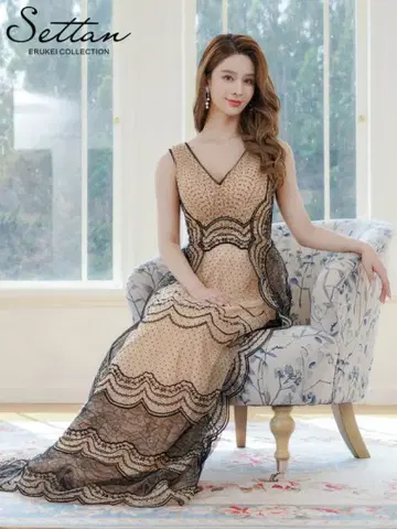 엘르케이 롱 드레스