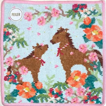 페이러 타월 손수건 우마2026 페일 블루 x 페일 핑크