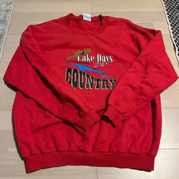 Lake Days goes COUNTRY 맨투맨 XL