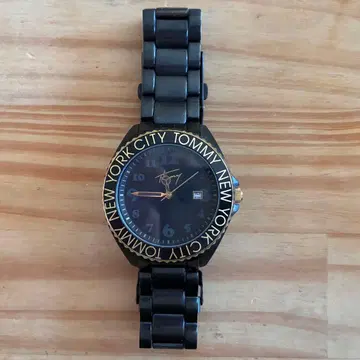 Tommy 손목시계 블랙/골드