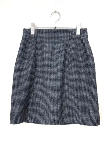 578 MARGARET HOWELL 고급 램스울 무릎 기장 스커트 3/L