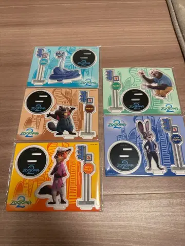 주토피아2 해피 복권 G상 아크릴 스탠드 세트