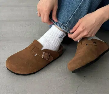 El mar CANAL JEAN 스웨이드 슬립온