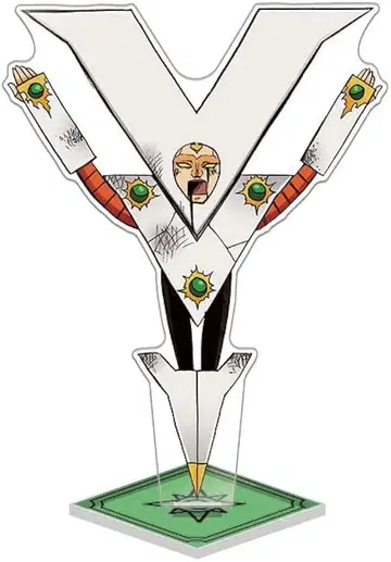 골드 컬러의 갓슈!! 빅토리 컬러링 아크릴 스탠드 피규어 멜론