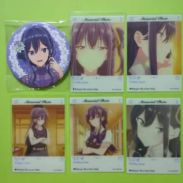 속삭이듯 사랑을 노래하다 이즈미 시호 캔뱃지 제비뽑기당 EMOCA 카드