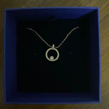 스와로브스키 목걸이 골드