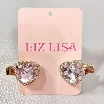 LIZLISA 리즈리사 하트 헤어 클립 헤어핀