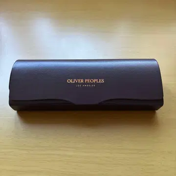 OLIVER PEOPLES 안경 케이스 다크 브라운 올리버 피플스