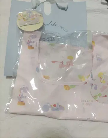 GELATO PIQUE 마리오 콜라보 요시 쇼핑백